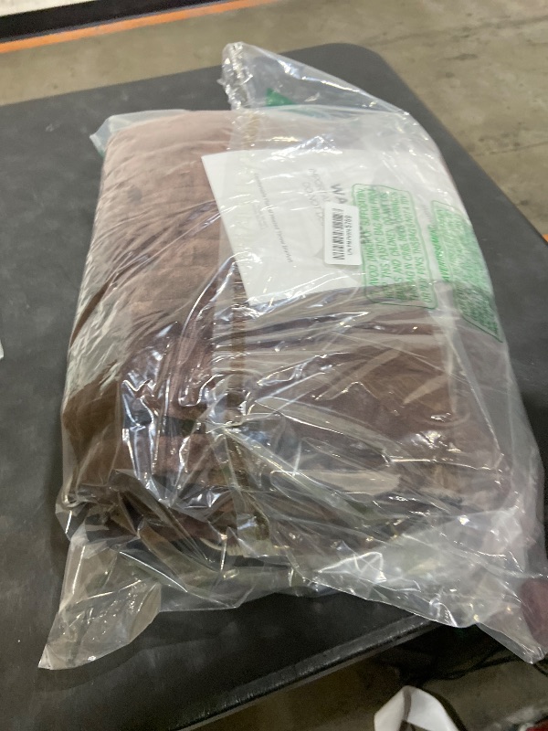 Photo 1 of Bedsure Heated Blanket Throw Blanket - Fast Heating Electric Blanket, Soft Flannel Heated Throw with 4 Time Settings, 6 Heating Settings, Warm Gifts for Grandma Granpa (50x60 inches, Brown)