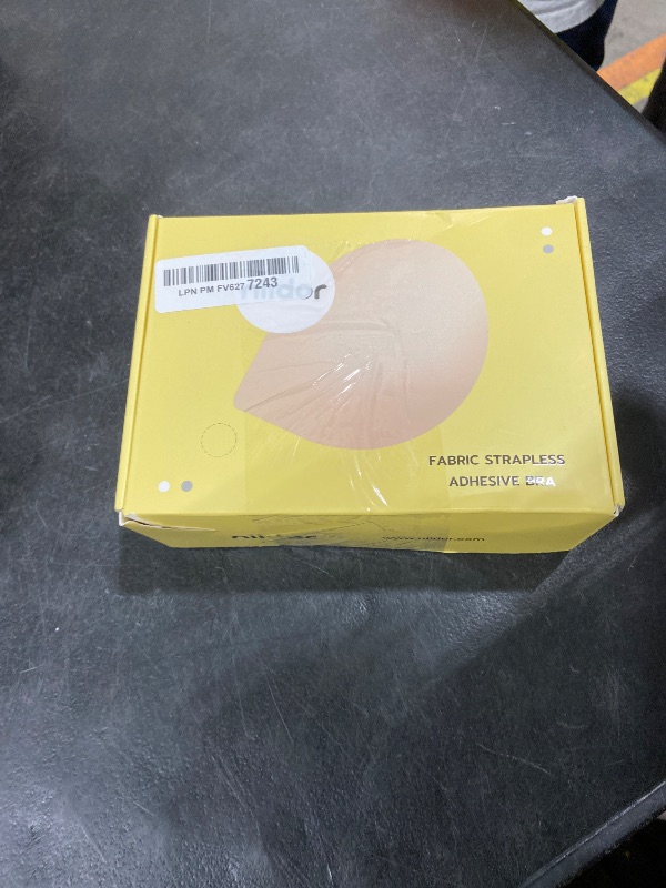 Photo 1 of Niidor Adhesive Sticky Invisible Bras: Backless kStrapless Push-up Bra with Silicone Cups for Wedding, Party, Dress Nude