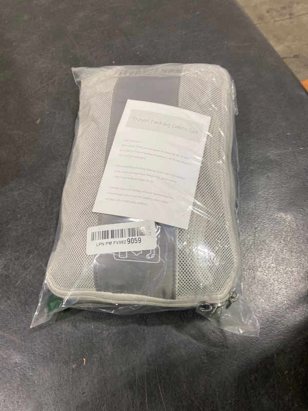 Photo 1 of 10 Set Compression Packing Cubes for Travel Essentials,Compressible Expandable Packing Cubes for Suitcase,OlarHike Luggage Organizer Bags for Travel,Handy Helper for Organizing Clothes(Gray)