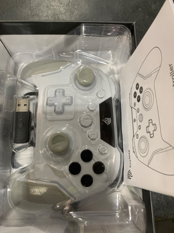 Photo 1 of EasySMX X20 Wireless Gaming Controller with RGB Backlit, 2-Stage Hall Effect Stick, 1000Hz Polling Rate, 6-Axis Gyro on Multi-Platform, Mech Buttons- Compatible with PC/Switch/Steam/Android
