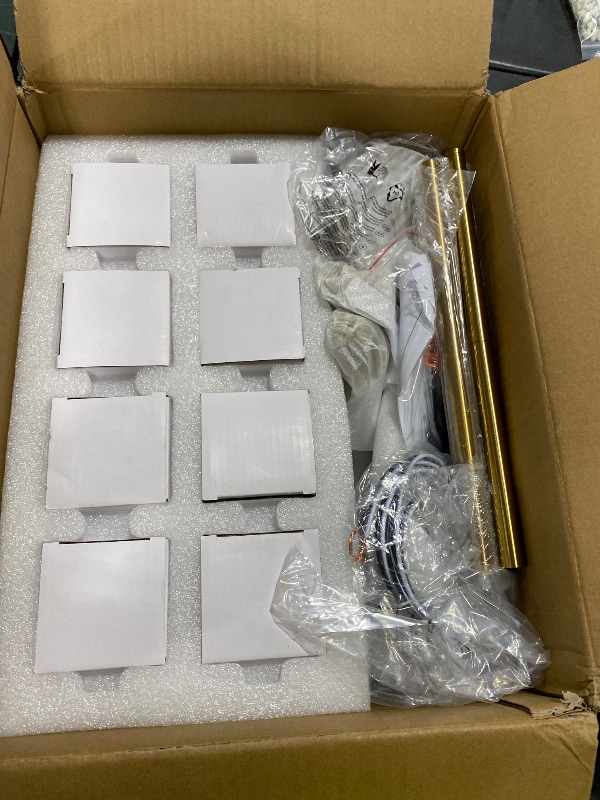 Photo 1 of LIXDRASK 8-Light Gold Crystal Chandelier Modern Sputnik Chandeliers for Dining Room Adjustable Height Sputnik Ceiling Light Fixture for Living Room Kitchen Island Bedroom