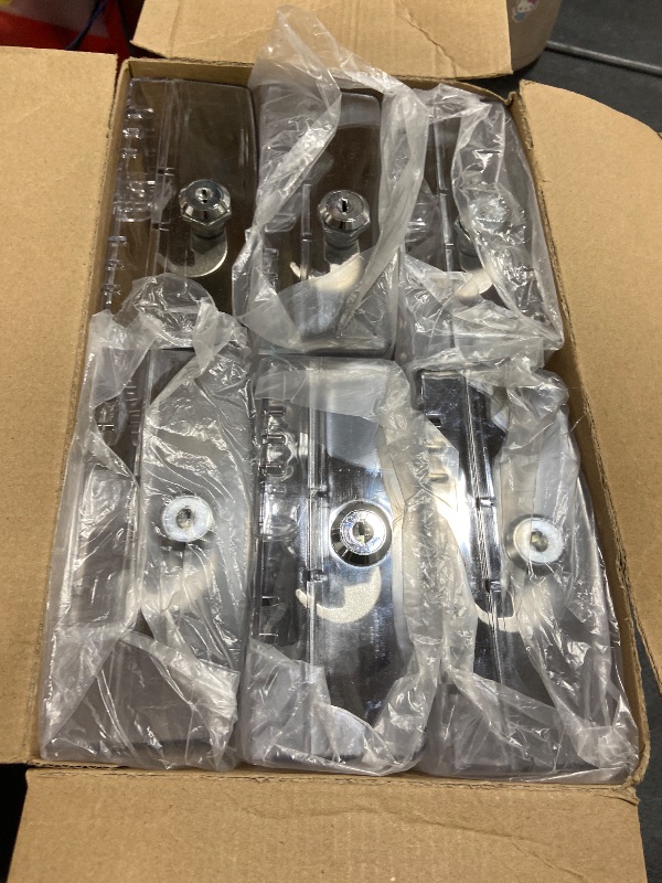 Photo 1 of 6 PCS Thermostat Lock Box with Key, Large Thermostat Cover with Lock for Thermostat on Wall, AC Control Lock Box Cover with Key, Air Conditioner Lockbox Fits Thermostats 5" H x 6" W or Smaller