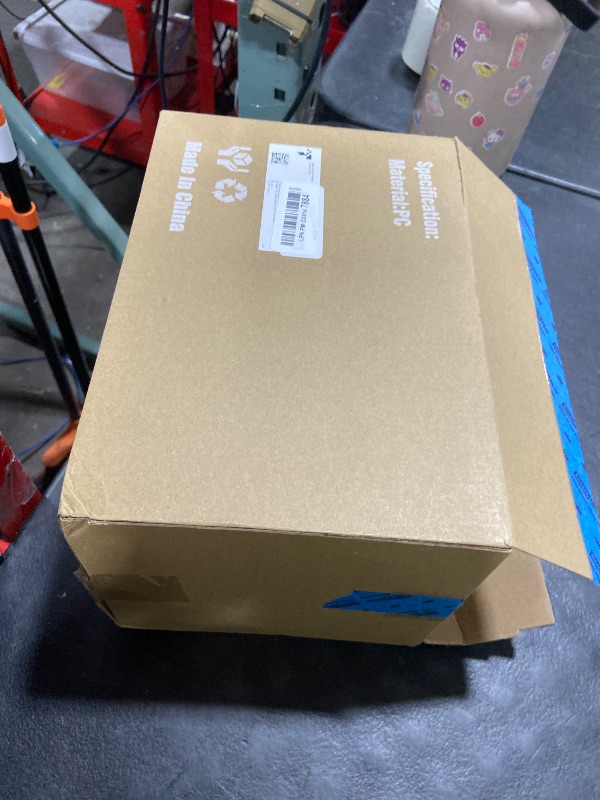 Photo 1 of 6 PCS Thermostat Lock Box with Key, Large Thermostat Cover with Lock for Thermostat on Wall, AC Control Lock Box Cover with Key, Air Conditioner Lockbox Fits Thermostats 5" H x 6" W or Smaller