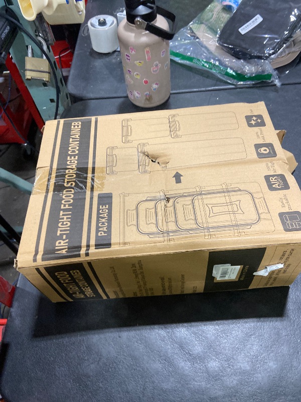 Photo 1 of PRAKI Airtight Food Storage Containers Set with Lids - 24 PCS, BPA Free Kitchen and Pantry Organization, Plastic Leak-proof Canisters for Cereal Flour & Sugar - Labels & Marker