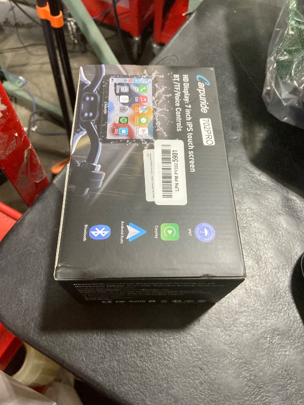 Photo 1 of Carpuride W702PRO for Motorcycle CarPlay& Android Auto& Dual Bluetooth - 7" Waterproof GPS Navigation Screen for Motorbike, Music Sharing, Intercom, EQ, Light Sensor, Compass, Barometer