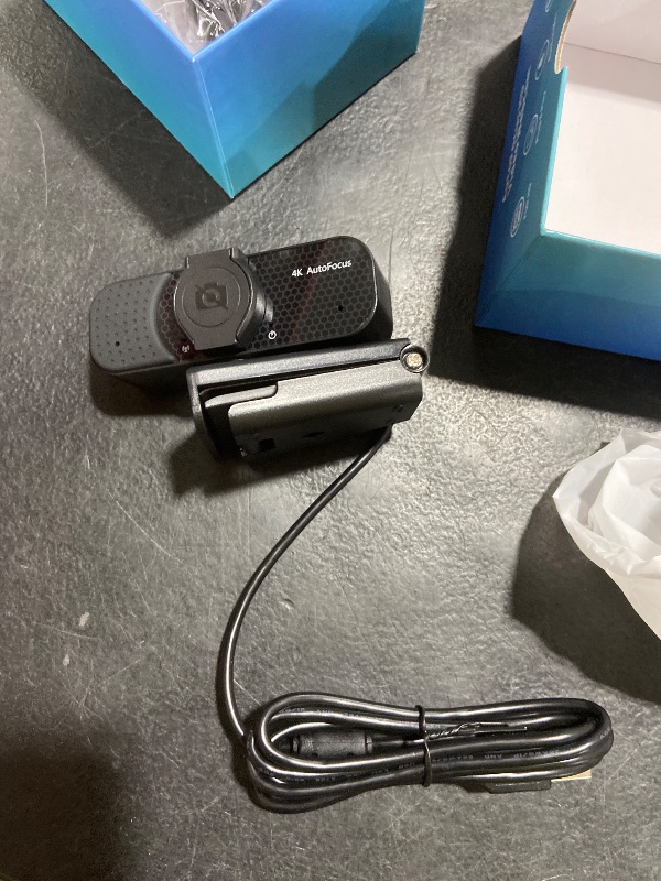 Photo 1 of Gohero 4K Webcam with Dual PDAF Autofocus, 2 Noise Reduction Mics, Auto Light Correction, Privacy Cover, 83° FOV, USB-A, for PC, Mac, Laptop, Video Calls Pro Series