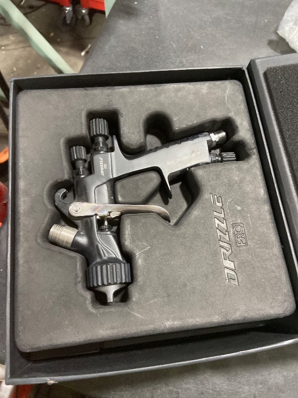 Photo 1 of InoKraft Drizzle Pro LVLP Spray Gun, Precise Low-Overspray Performance with Ultra-Light 340g Design. Includes 1.3B/1.3C Nozzles and Accessories, Ideal for Automotive and Industrial Coatings