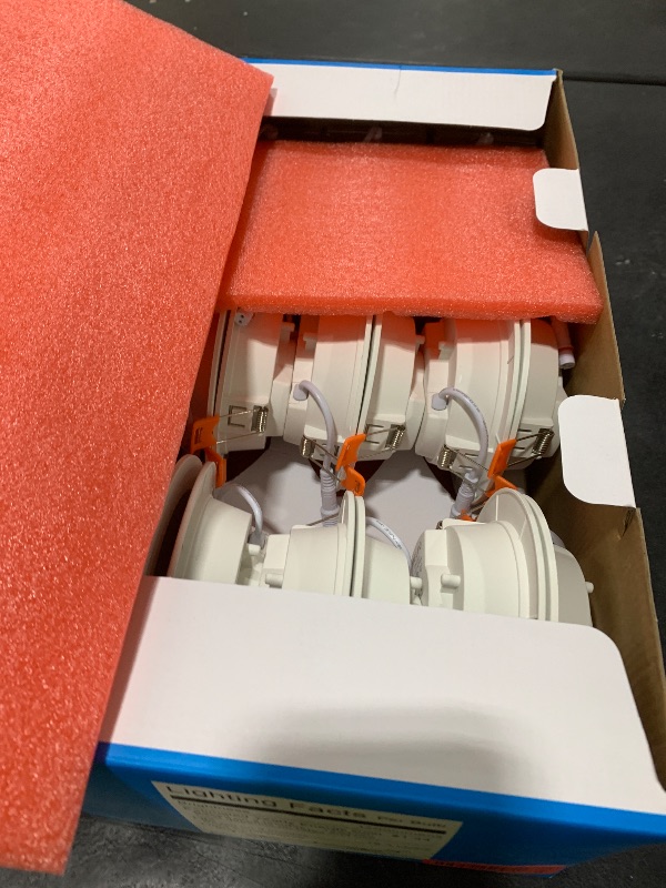 Photo 1 of MELPO Smart Recessed Lighting 4 Inch Work with Alexa & Siri?12W 1100LM Recessed Ceiling Light 2700K-5700K?16 Million Colors?Music Sync, DIY Scenes, DIY Flash, LED Downlight with Junction Box?12 Pack