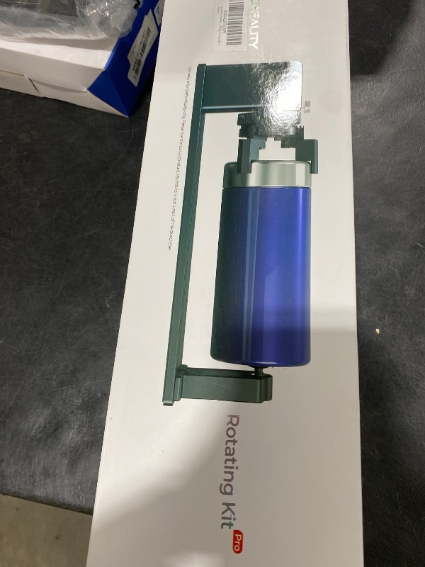 Photo 1 of Creality Rotary Roller Pro, Laser Engraver Accessories 3-in-1 Kit for Falcon and Other Engraving Machines, Jaw Chuck for Glass, Cylindrical Objects, Ring, Cups, Pens