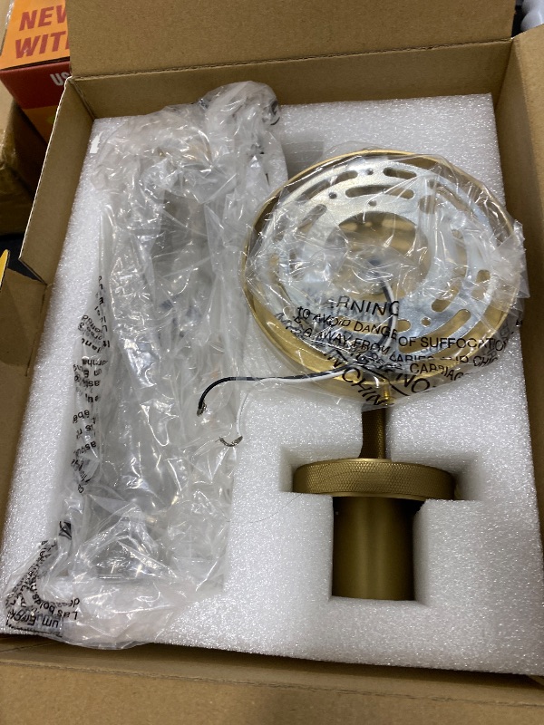 Photo 1 of vookea 15" Knurled Brass Wall Sconce with Water Ripples Glass Tube, Gold Bathroom Vanity Light Fixtures, Modern Lamp Lighting for Bedroom, Living Room, Hallway, Staircase, Mirror, Kitchen