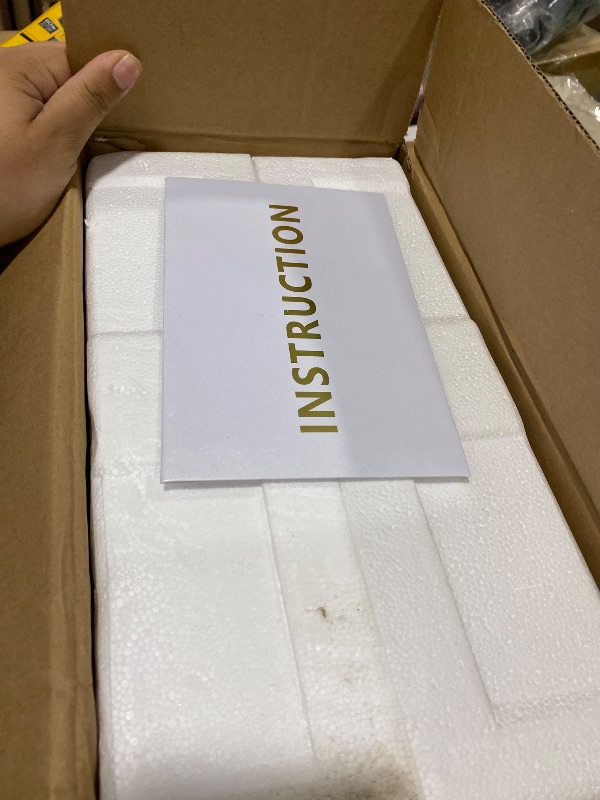 Photo 1 of Kyrid 23.25'' Glass Table Lamp Set with Built-in Frosted Glass Night Light for End Table Entryway Modern Black Beside Table Lamp Set with USB Ports (2 Bulbs Included)