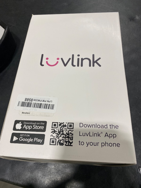 Photo 1 of LuvLink Tower Friendship Lamp v3 New WiFi Range - Bluetooth - Wood & Glass Design (Natural, Set of Two)