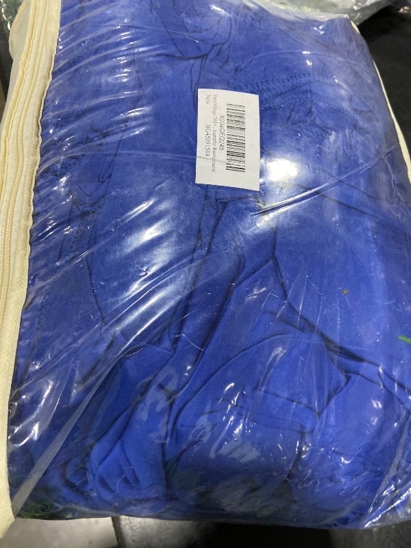 Photo 1 of 20ft×15ft Royal Blue Backdrop Curtain for Wedding Parties, 4 Panels Wrinkle Free 15 FT Long Polyester Photo Backdrop Drapes Back Drop Cloth for Birthday Photography Background