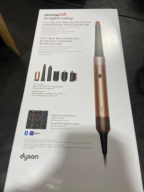 Photo 1 of Dyson Airwrap i.d. Multi-Styler, Allure Winner, Bluetooth Connected, No Heat Damage, 6-in-1 Versatility, Intelligent Hair Styler