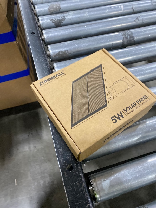 Photo 1 of ZUMIMALL 5W Solar Panel for Security Cameras Wireless Outdoor, with Micro USB & Type-C Port, High-Efficiency Solar Power, IP66 Weatherproof, 360° Adjustable Bracket, 10ft Cable