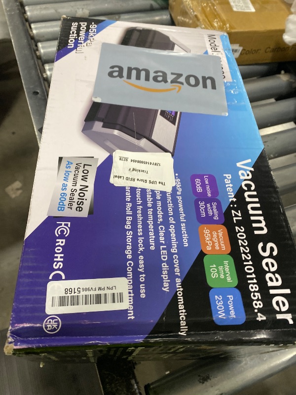 Photo 1 of 95KPa Vacuum Sealer Machine- Fully Automatic Commercial Food Sealer with 10-in-1 System, Double Heat Seal, Easy-Lock Handle & Built-in Cutter, Includes 1 Roll + 15 Bags (green)