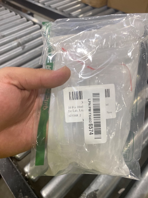 Photo 1 of 10 Pcs 10ml Clear Plastic Test Tubes with Caps, Sample Frozened Test Tubes Vials Seal Cap Container Small Liquid Sample Vial Leak-Proof Flat Clear Bottle Storage Vial for Lab, Liquid Storage