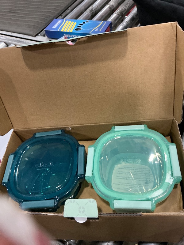 Photo 1 of **Only 3** Ello Duraglass Refresh 4-Pack 2 Cup Reusable Glass Container Jar with Leak Proof Lids and Protective Silicone Sleeves | Perfect for Overnight Oats, Yogurt | BPA-Free | Dishwasher Safe | Garden Goals