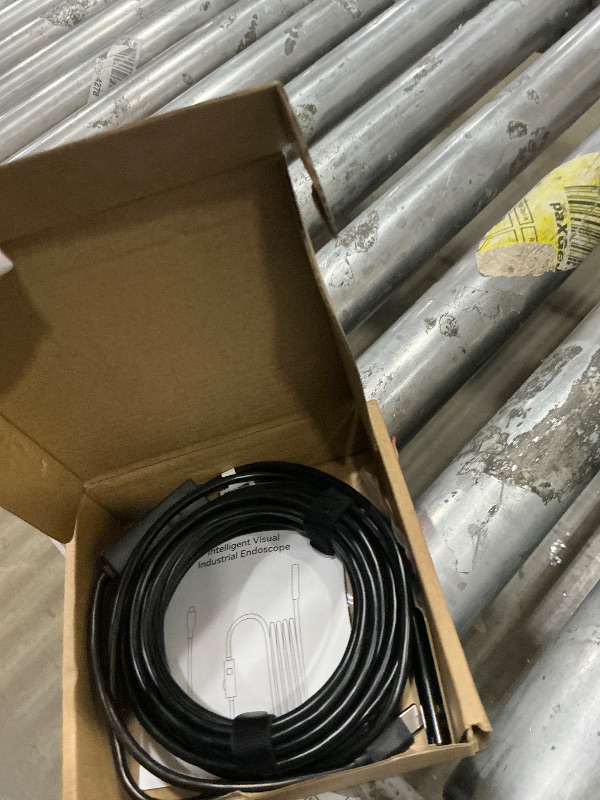 Photo 1 of [Dual-Lens] Endoscope Camera with Light, 1920P HD Borescope with 8+1 Adjustable LED Lights, IP67 Waterproof 16.5FT Semi-Rigid Snake Cord Inspection Camera for iPhone, iPad and Android Phone (Type C)