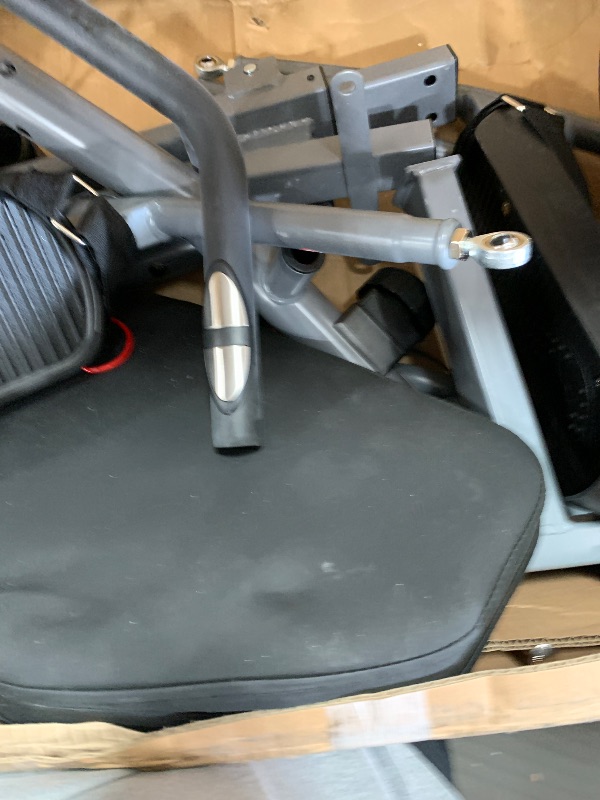 Photo 1 of **Parts Only** Sunny Health & Fitness Smart Recumbent Bike, Full-Body Home Training with Arm/Leg Exercisers, Indoor Cycling Workout Machine Plus Adjustable Seat & Bulit-in Pulse Sensors, Free SunnyFit App Connection