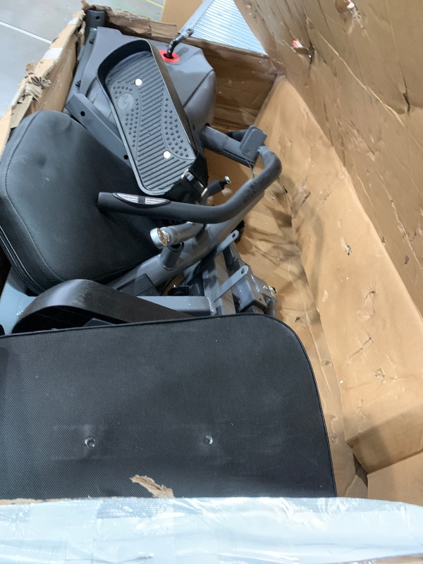 Photo 1 of **Parts Only** Sunny Health & Fitness Smart Recumbent Bike, Full-Body Home Training with Arm/Leg Exercisers, Indoor Cycling Workout Machine Plus Adjustable Seat & Bulit-in Pulse Sensors, Free SunnyFit App Connection