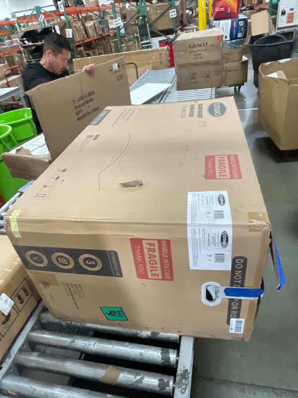 Photo 1 of **Parts Only**
COSMO COS-668ICS750 30 in. Lumin Collection 380 CFM Ducted Island Range Hood, Soft Touch Controls, LED Lights, Stainless Steel