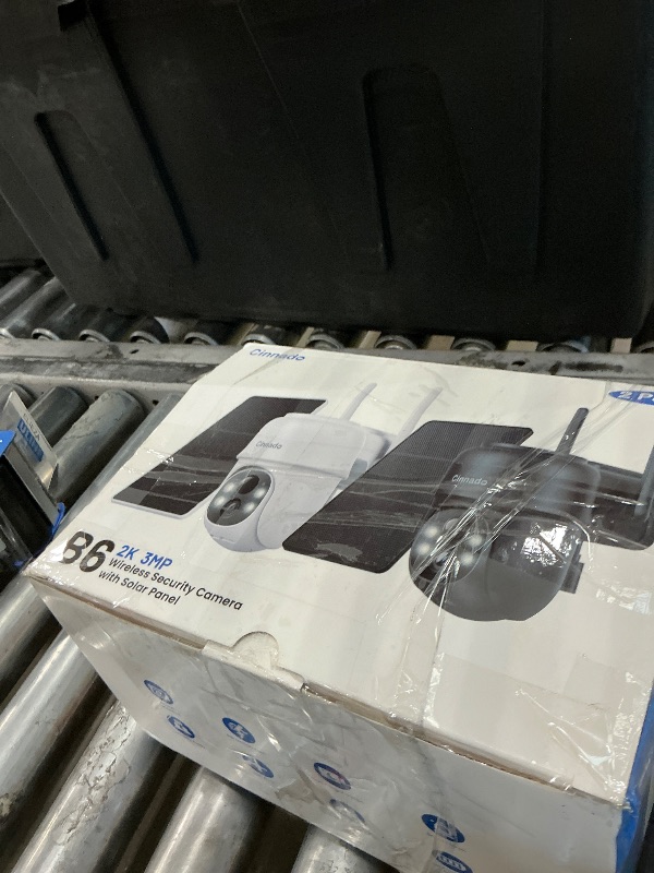Photo 1 of *** ONLY 1***. 2K Cameras for Home Security-2.4G WiFi Outdoor Camera Wireless Solar/Battery Powered with solar panel, 360° Viewing, AI Human Detection, Color Night Vision, with SD Storage, Works with Alexa(2 Pack)