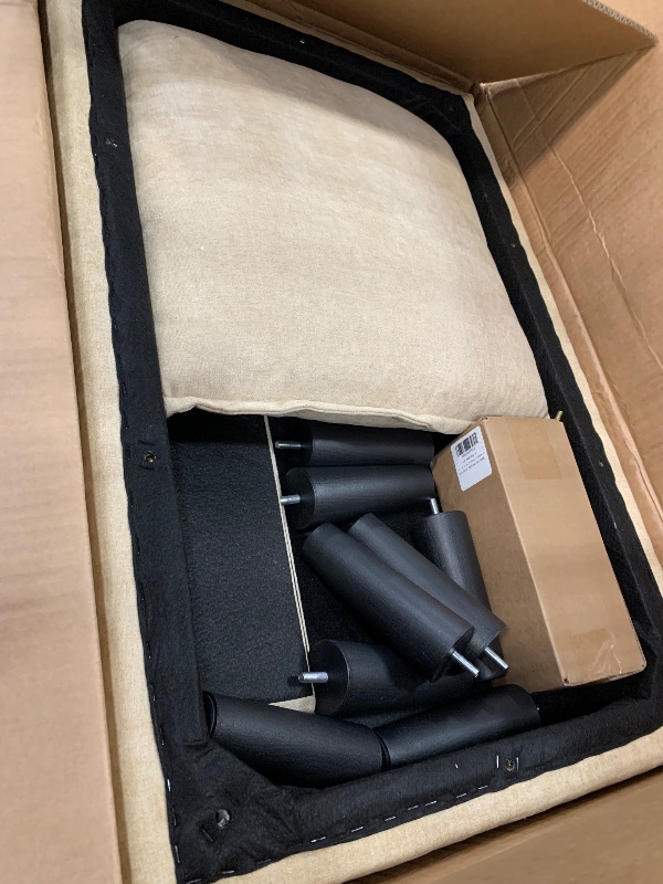 Photo 1 of **BOX 2 OF 2**Mixcous Chenille Oversized Chair with Ottoman - 39”W Big Comfy Reading Chair and Ottoman Set, Lounge Chair for Living Room, Bedroom, Kids Room, Reading Nook, Family Room, Sand Beige