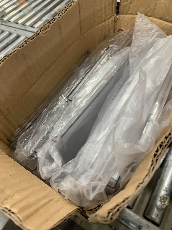 Photo 1 of (missing manual) 2 Packs Plastic Stackable Storage Drawers, Clear Desktop Drawer Organizers, 2 Drawer Storage Organizer, Make up Organizer