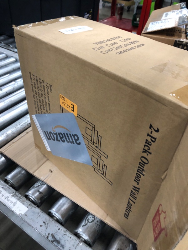 Photo 1 of **ONE ONLY** Outdoor Wall Light Fixtures, Exterior Waterproof Wall Lanterns, Porch Sconces Lighting with E26 Sockets & Glass Shades, Modern Matte Black Outside Lights for Patio Front Door Entryway Garage