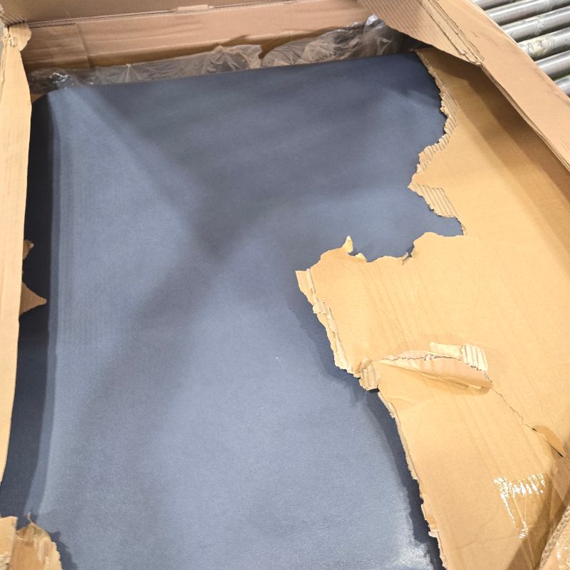 Photo 1 of **SEE PHOTOS** Flash Furniture Madison 5-Piece Vinyl Folding Card Table and Chairs Set, Navy