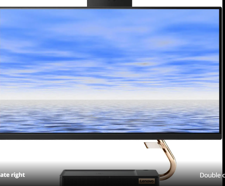 Photo 1 of ** FOR PARTS ONLY ** 
UNABLE TO TEST NO POWER CORD//DIRTY** Lenovo All-in-One Desktop - 23.8" Touchscreen - Intel Core i5-9400T (1.80 GHz) - 8 GB RAM - 512 GB SSD - Windows 10 Home 64-bit - IdeaCentre A540-24ICB (F0EL001RUS)