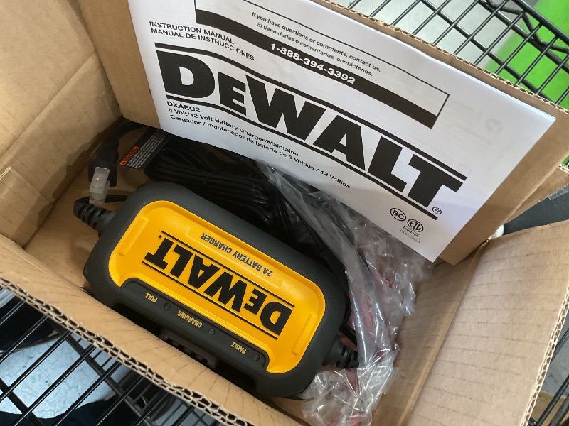 Photo 1 of *UNABLE TO TEST**DEWALT DXAEC2 Professional 2-Amp Automotive Battery Charger and Maintainer