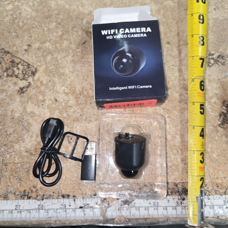 Photo 1 of ?Free 64G?Smallest Wireless WiFi Spy Camera,HD1080 Mini Camera with Video Recording Live Feed,Baby Monitor,Nanny Cam,with Night Vision,Motion Detection,Cloud Storage for Security with iOS Android