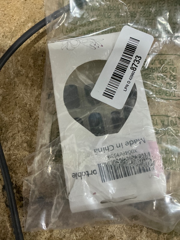 Photo 1 of ***UNKNOWN MISSING PIECES*** Halloween Press On Nails - Short Square Fake Nails with Black Cat Designs, Glossy Gradient Finish, Full Coverage, Star Moon Pattern, 24 Pcs