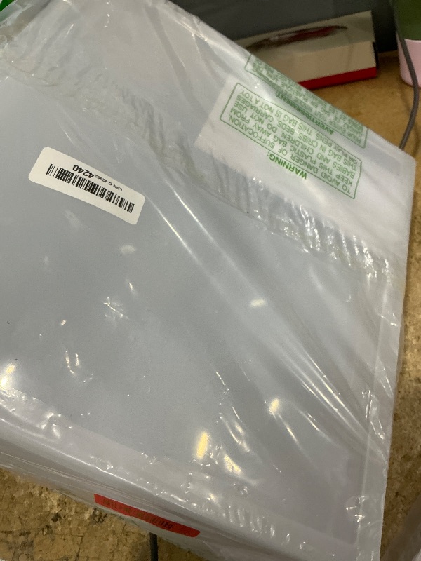 Photo 1 of 12x12 Paper Storage, 4 Pack Stackable Scrapbook Paper Containers Storage, Art Supply Storage Organizer, U-Shaped Locking Mechanism, Ideal for Office, Home, and School Document Organizer