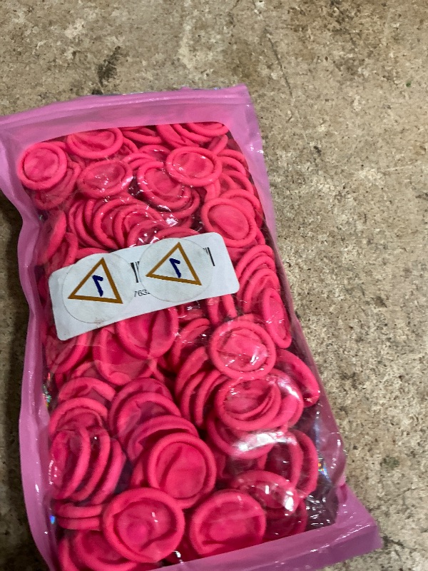 Photo 1 of ?Large Size ?200 PCS Finger Cots for Electronic Repair Jewelry, Anti-Static Lens Finger Finger Sets Beauty Finger Cots(Pink)