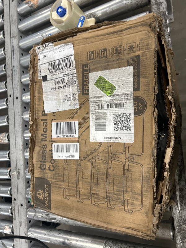 Photo 1 of [8-Pack,30 oz]Glass Meal Prep Containers,Glass Food Storage Containers,Airtight lunch Containers with Lids, Microwave, Oven, Freezer and Dishwasher