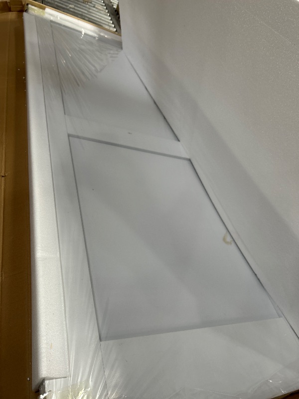 Photo 1 of (32" x 2) x 80" Interior French Doors, 2-Panel Slab Door for Pantry, Closet, Pocket, Solid Core Interior Slab Shaker, White Primed, Doorknob and Hinges Not Included