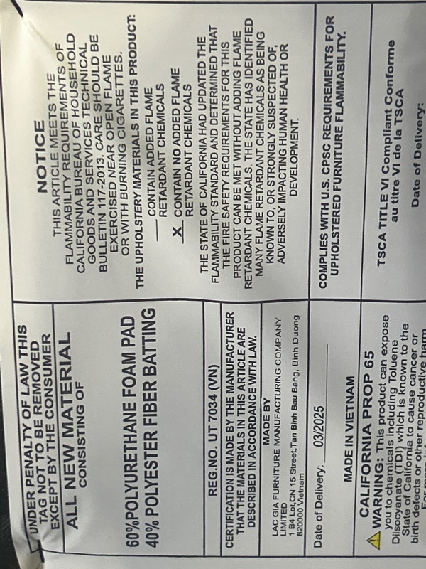 Photo 1 of *** SEE NOTES *****FDW Recliner Chair for Living Room Home Theater Seating Single Reclining Sofa Lounge with Padded Seat Backrest (Beige)