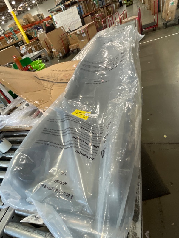 Photo 1 of ***SLIDE ONLY***Backyard Discovery Canyon Creek White Cedar Wood Swing Set with Wave Slide, Clubhouse, Play Kitchen, Picnic Area, Belt Swings, Web Swing, Rock Wall, Balconies, Playhouse, Step Ladder, Outdoor Playset