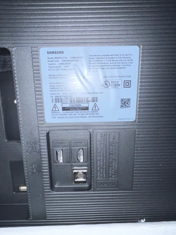 Photo 1 of ***DAMAGED***Samsung 85-Inch Class Crystal UHD U8000F 4K Smart TV (2025 Model) Endless Free Content, Crystal Processor 4K, MetalStream Design, Knox Security, Alexa Built-in