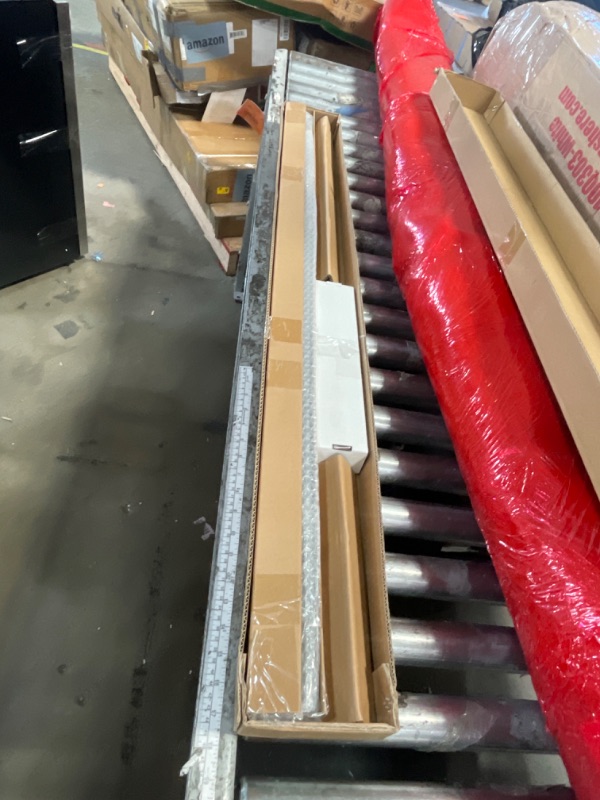 Photo 1 of ***HARDWARE ONLY***COSHOMER Sliding Closet Door for 96" x 80" Opening with Hardware Kit Set, Preassembled 3-Lite Frosted Glass MDF Barn Doors, White