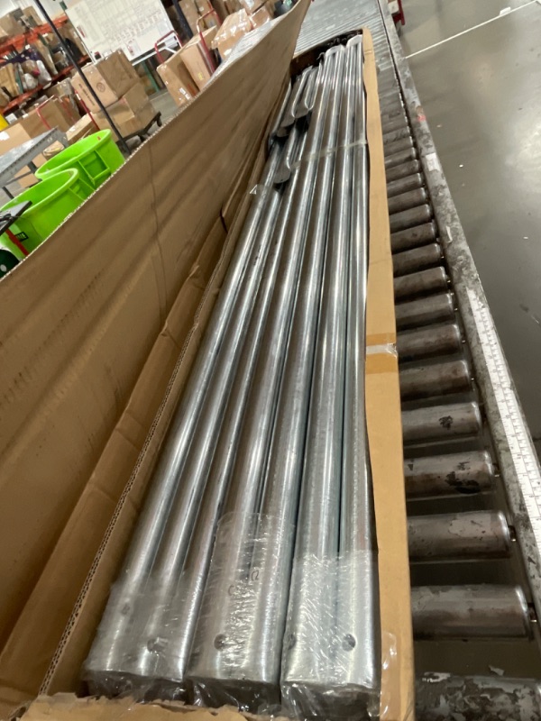 Photo 1 of ***INCOMPLETE***Aprilsoul Outdoor 13x20 FT Carport, Duty Canopy Storage Shed with Mesh Windows and Galvanized Steel Tube, All-Season Tarp, Wide Range of Appliaction for Car, Boat and Reunion, White