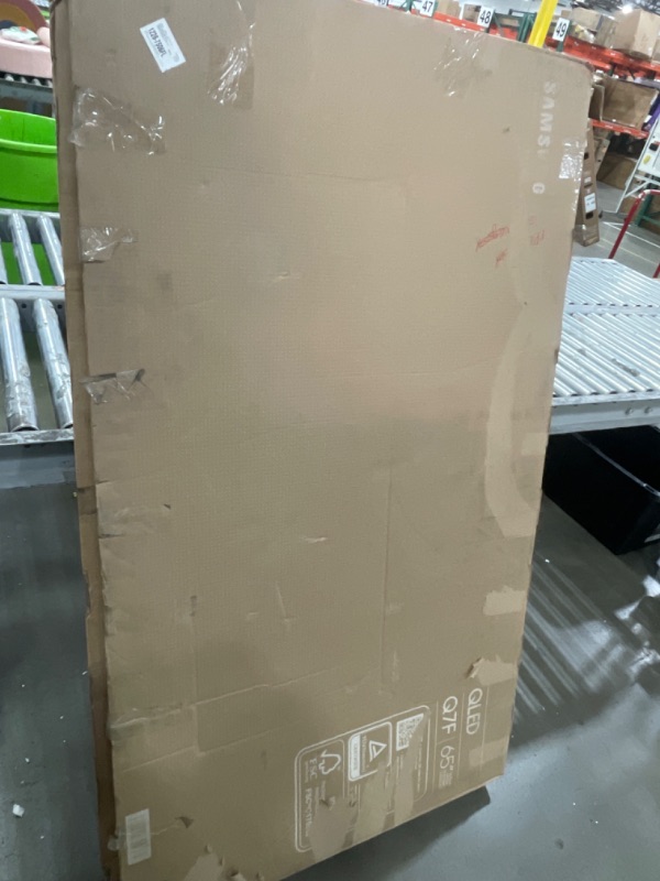 Photo 1 of ***DAMAGED***Samsung 65-Inch Class QLED Q7F Series Samsung Vision AI Smart TV (2025 Model, 65Q7F) Quantum HDR, Object Tracking Sound Lite, Q4 AI Gen1 Processor, 4K upscaling, Gaming Hub, Alexa Built-in