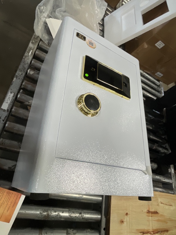Photo 1 of ***MISSING KEYS***TIGERKING Heavy Duty Security Home Safe, Digital Safe Box- 2.05 Cubic Feet, White