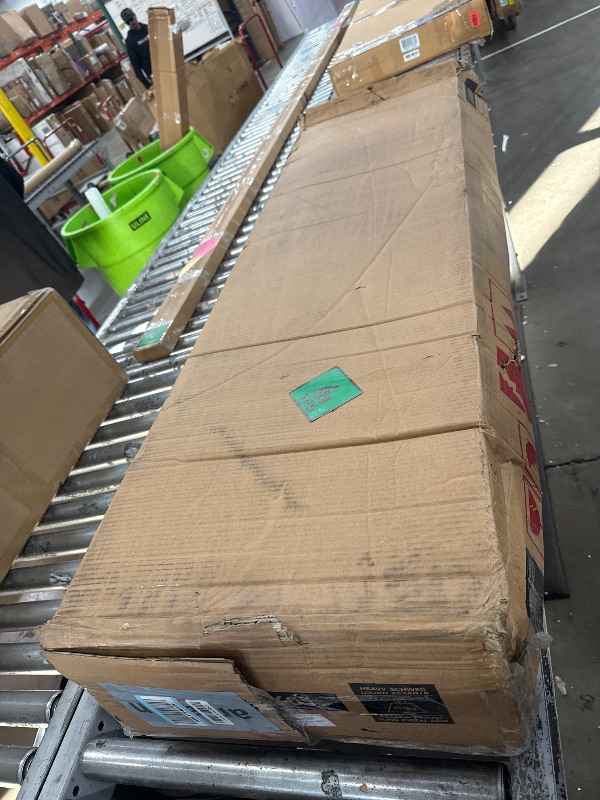 Photo 1 of SONGMICS LED Jewelry Cabinet Standing, Lockable Armoire With Full-Length Mirror and Adjustable Lights, Space-Saving Organizer, Christmas Gifts for Women, Gift Idea, Rustic Brown UJJC008X01