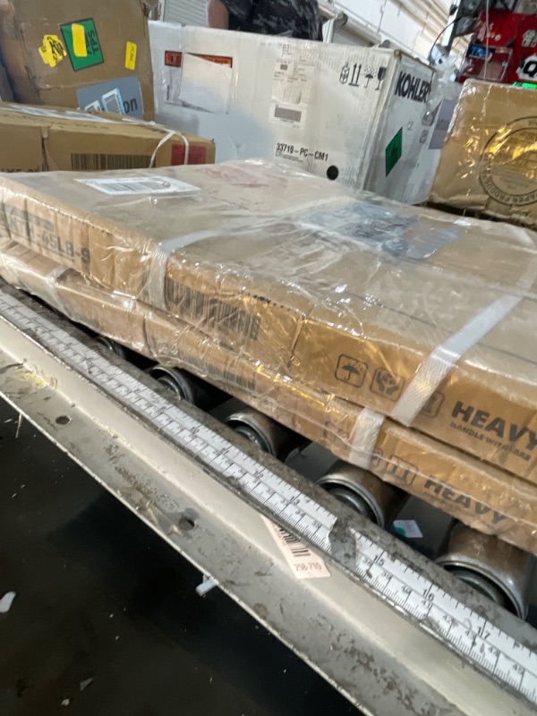 Photo 3 of Fitvids Olympic Cast Iron 2-Inch Weight Plate for Strength Training & Weightlifting – Multiple Weights Available – 45LB (Pair) – Black