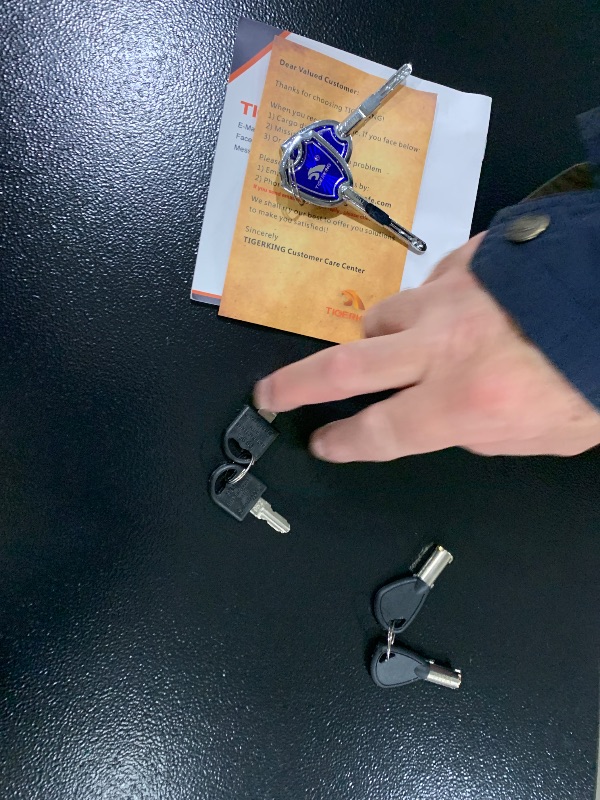 Photo 1 of ?US STOCK?TIGERKING 11.5 Cubic Feet Extra Large Heavy Duty Safe Box, Home Safe with Double Safety Key Lock and Separate Lock Box, Digital safe with 3 Removable Shelf for Home Hotel Office,180lbs