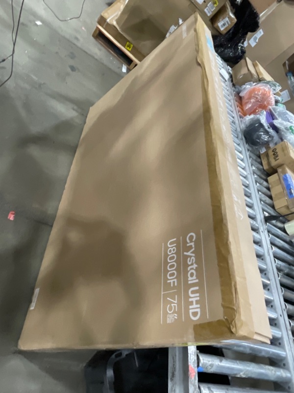 Photo 1 of Samsung 75-Inch Class Crystal UHD U8000F 4K Smart TV (2025 Model) Endless Free Content, Crystal Processor 4K, MetalStream Design, Knox Security, Alexa Built-in